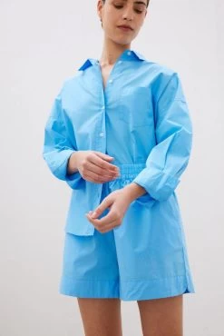 The Chiara Shirt Maliblue 11 The Chiara Shirt Maliblue -Chic Boutique Shop 04 LMCS006SKY LMWCS007SKY Chiara Shirt Shorts Sky 1728 2048xcopy