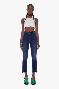 The Insider Crop Step Fray Movin' On Up