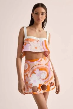 Twiggy Crop Top Bloom