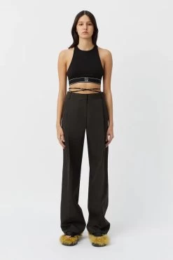 Conrad Pant -Chic Boutique Shop 13 C M CAMILLA AND MARC conrad wrap high waisted pant black 0164 640x960copy
