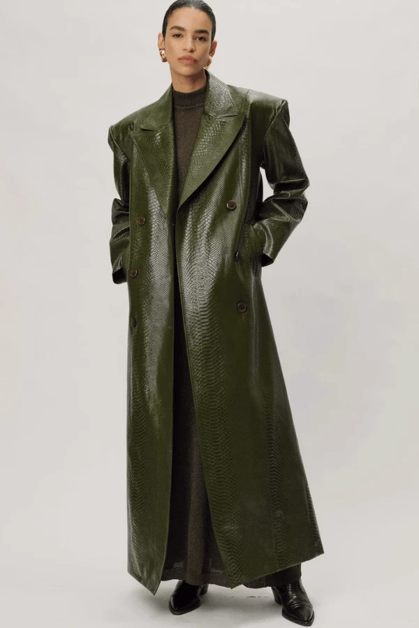 Roxton Coat Dark Olive 6 Roxton Coat Dark Olive - Image 4