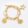 Charms Bracelet Gold