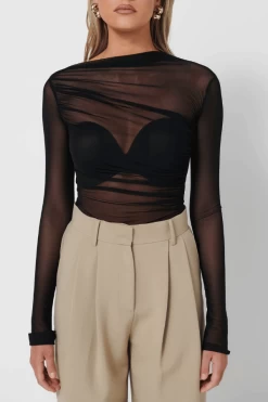 Maeve Mesh Bodysuit -Chic Boutique Shop 1 c500ec9f 71a7 46a6 9424 0494a66d9aa5