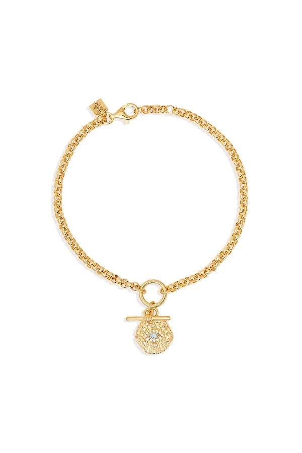 Gold Awaken Fob Bracelet 3 Gold Awaken Fob Bracelet