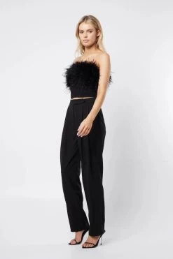 The Nightshift Top Black -Chic Boutique Shop 20220726 March23 ONLINE S25 1252 2000xcopy