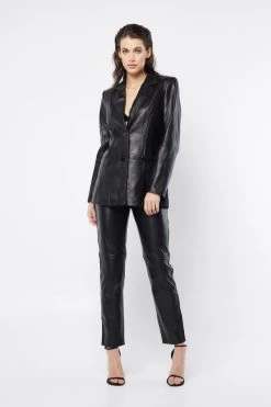 Reliance Leather Blazer