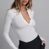 Celine Bodysuit White -Chic Boutique Shop 20221021 MartenAscenzo BayseBrand Ecommerce 013121200