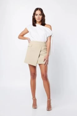 On My Way Mini Skirt Natural -Chic Boutique Shop 20221201 MOSSMAN JULY AUGUST 23 ONLINE S01 0016 2000xcopy
