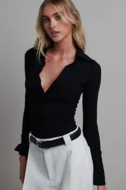 Celine Bodysuit Black