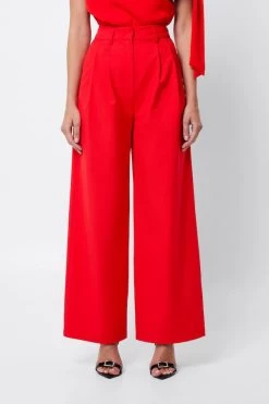 Bare Minimum Pant Red 16 Bare Minimum Pant Red -Chic Boutique Shop 20230309 Mossman September23 ONLINE S41 2254