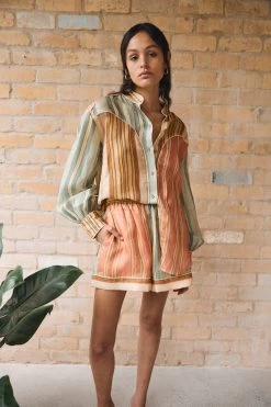 Laude Panelled Blouse -Chic Boutique Shop 221209 ANTIPODEAN 01821.YESjpg 6b64e05f 194c 410d b034 fe813357fe74