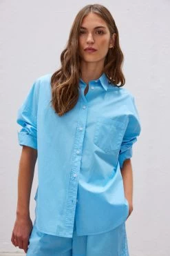 The Chiara Shirt Cornflower