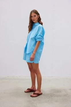 The Chiara Short Cornflower -Chic Boutique Shop 25 LMCS006 LMD024 Cornflour 3602 36377bcb b8b5 41e2 8f52 a1f626e59797copy