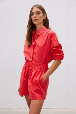 The Chiara Shirt Watermelon 16 The Chiara Shirt Watermelon -Chic Boutique Shop 26 LMCS006 LMD024 Watermelon 2430