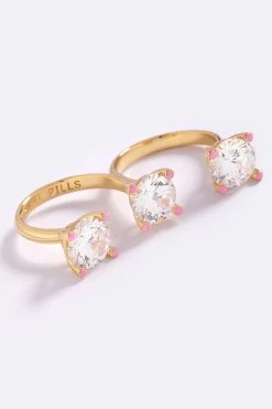 Triple Threat Ring Candy Pink