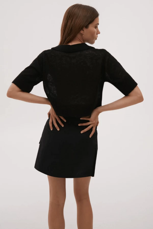 Sydney Mini Skirt Black 5 Sydney Mini Skirt Black - Image 3