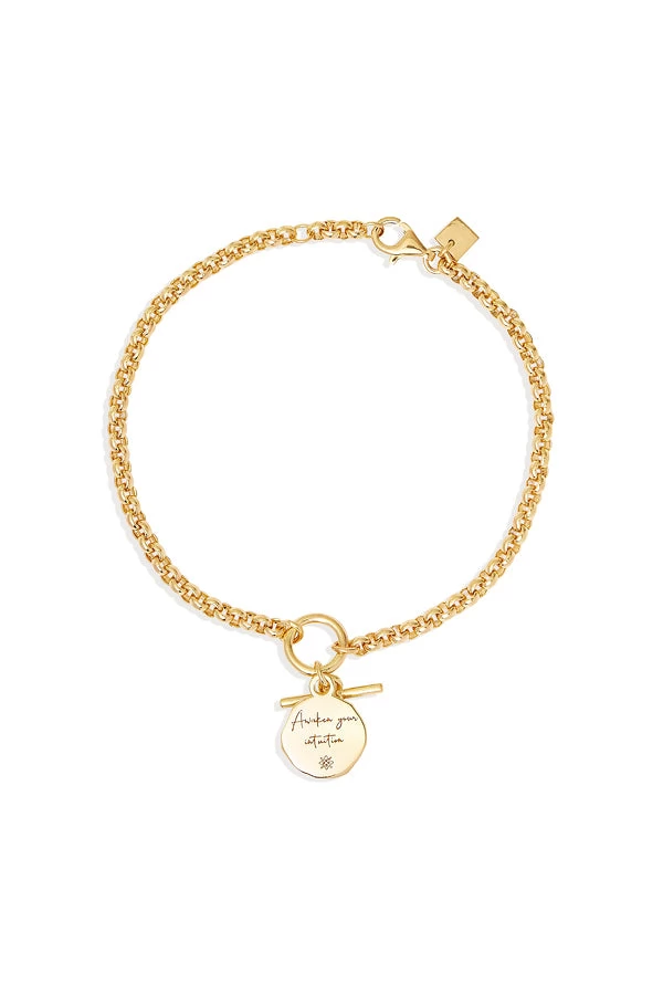 Gold Awaken Fob Bracelet 4 Gold Awaken Fob Bracelet - Image 2