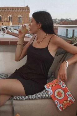 Clutch Arancio Piana