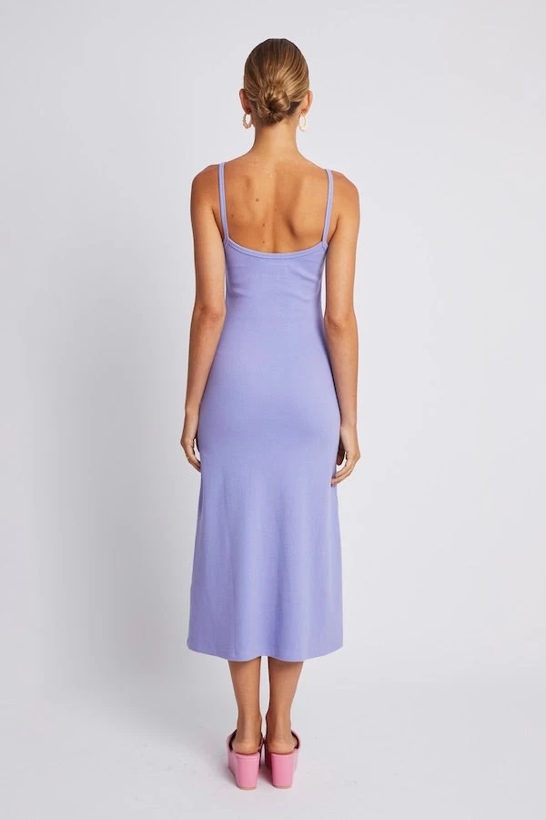 A Line Midi Dress Lilac 6 A Line Midi Dress Lilac - Image 4