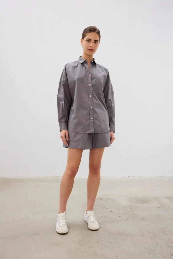 The Chiara Shirt Charcoal - Image 2