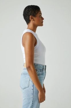 Jonesy Singlet White 13 Jonesy Singlet White -Chic Boutique Shop 38353 1 white jonesy singlet 2