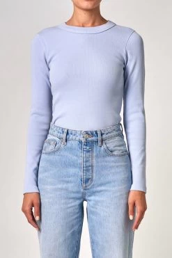Jonesy Long Sleeve Dusky Blue
