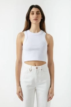 Jonesy Crop White