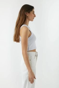 Jonesy Crop White -Chic Boutique Shop 39037 001 white jonesy crop white 2copy
