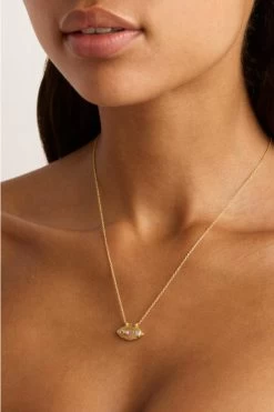 Gold Connect To The Universe Necklace -Chic Boutique Shop 3 5979694e 0701 48cf 9a91 9ce8ee876fb2