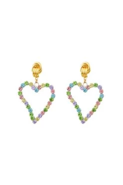 All Of My Heart Earrings Mini Multi