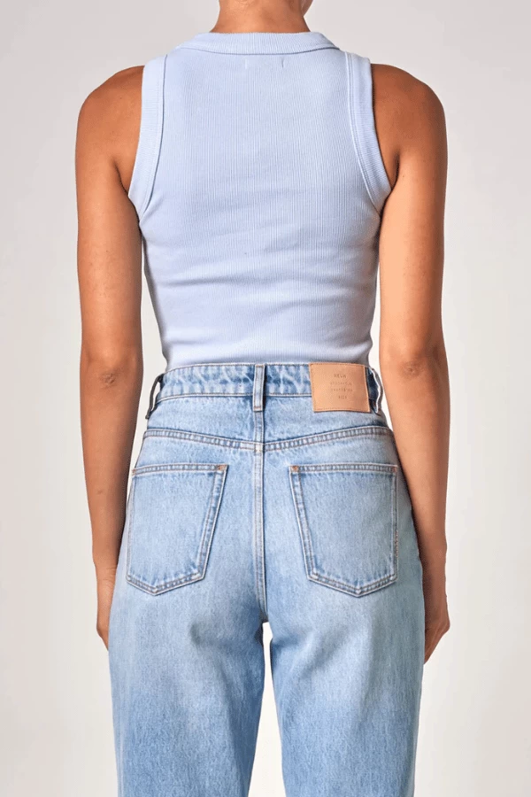 Jonesy Singlet Dusky Blue 4 Jonesy Singlet Dusky Blue - Image 2