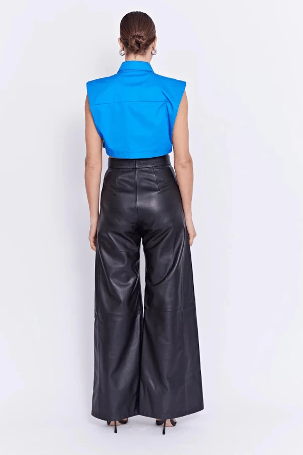 Hydros Crop Shirt Ultramarine 7 Hydros Crop Shirt Ultramarine - Image 5