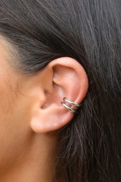 Luna Ear Cuff Silver -Chic Boutique Shop 4 1edac10e ad3d 4df2 9037 798ac7bcffcc