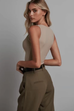 Aurora Bodysuit Biscotti -Chic Boutique Shop 4 54f29623 c51d 4102 8655 e5d7e2926e79