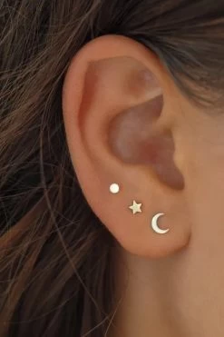 14kt Gold Stellar Earring -Chic Boutique Shop 4 7e8827e8 b056 4ebc 9637 da0bcd8997f7