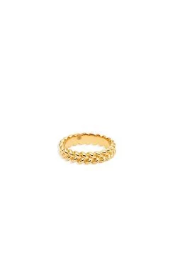 Gold Intertwined Ring