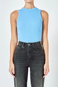 Jonesy Singlet Sports Blue