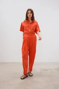 The Chiara Short Sleeve Shirt Setting Sun -Chic Boutique Shop 54 LMSLH002 2024 f6a779d0 577b 4f95 941a f1c06fae12d9 1296xcopy