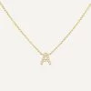 Pavé Letter Necklace -Chic Boutique Shop Avant Studio 14 Oct 2021 g 0027 3000x 2f616762 e283 4df7 b316 f629dee455df
