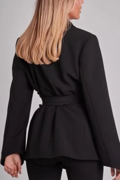 Ultimate Muse Blazer With Additional Belts Black -Chic Boutique Shop Back 1800x1800 2693c94a d49a 47c0 8920 1f74c020dcc2