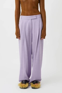 Enora Trouser Lilac -Chic Boutique Shop C M CAMILLA AND MARC Enora low rise pant purple lilac 4 1200x1800copy