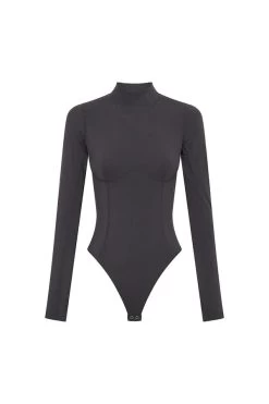 Koda Active Bodysuit Charcoal 11 Koda Active Bodysuit Charcoal -Chic Boutique Shop C M CAMILLA AND MARC Koda bodysuit charcoal 640x960copy