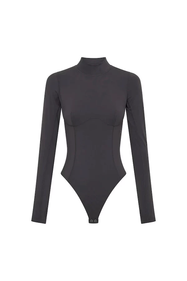 Koda Active Bodysuit Charcoal 7 Koda Active Bodysuit Charcoal - Image 5