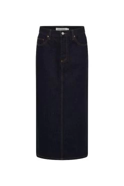 Renni Midi Skirt Indigo -Chic Boutique Shop C M CAMILLA AND MARC RENNIE MAXI SKIRT INDIGO 640x960copy