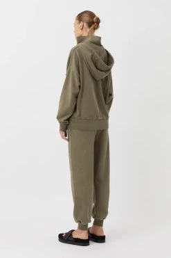 Aiden Track Pant -Chic Boutique Shop C M CAMILLA AND MARC aiden cotton hoodie tracksuit track pant army green 3 640x960copy 45002efb b474 4378 98a5 c8c3020e315b