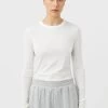 Park Lightweight Long Sleeve Tee White -Chic Boutique Shop C M CAMILLA AND MARC park lightweight cotton tee white 1 640x960 jpg