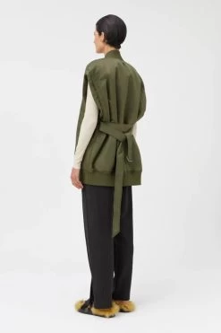 Walter Vest Army Green 18 Walter Vest Army Green -Chic Boutique Shop C M CAMILLA AND MARC walter puffer bomber vest army green 3 640x960 031de43c c0f9 4d8f bf58 f0271c2cad99