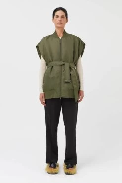 Walter Vest Army Green 14 Walter Vest Army Green -Chic Boutique Shop C M CAMILLA AND MARC walter puffer bomber vest army green 4 640x960 19bae05f 84a6 4886 bcbd 7d3c65e878c7