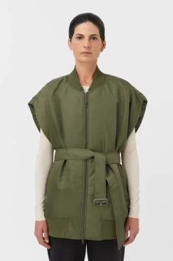 Walter Vest Army Green 13 Walter Vest Army Green -Chic Boutique Shop C M CAMILLA AND MARC walter puffer bomber vest army green 5 640x960 b41f7907 d28f 40f0 a3f8 fb86739955e9