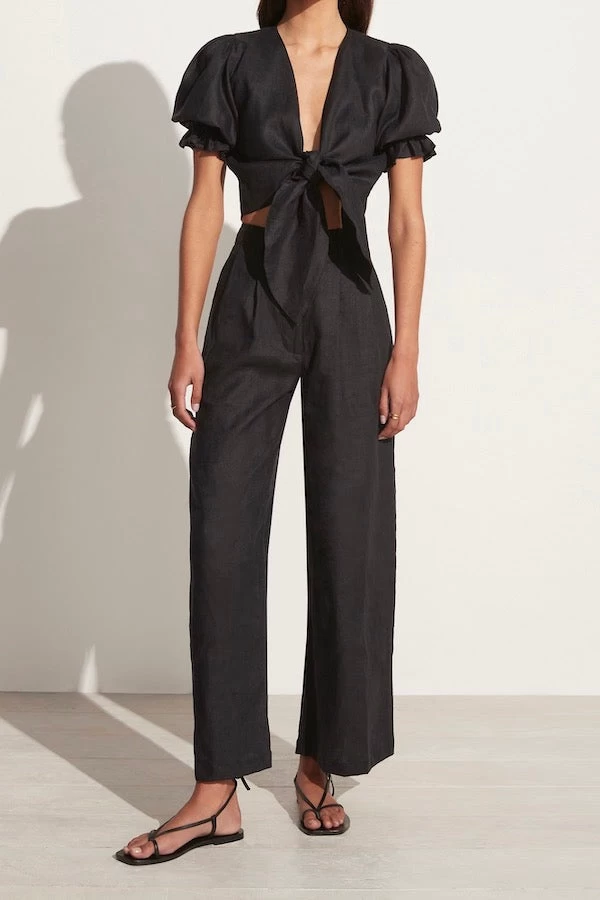 Faithfull The Brand Jamais Top Black 4 Faithfull The Brand Jamais Top Black - Image 2